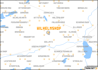 map of Wilhelmshof