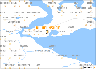 map of Wilhelmshof