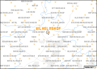 map of Wilhelmshof