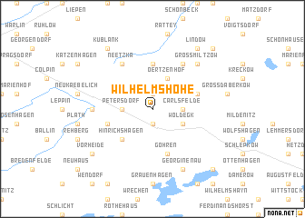 map of Wilhelmshöhe