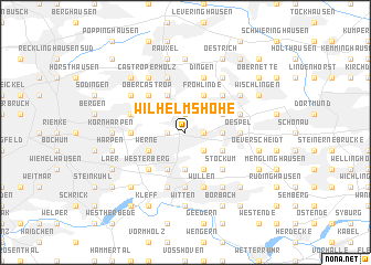 map of Wilhelmshöhe