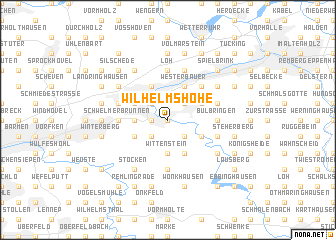 map of Wilhelmshöhe