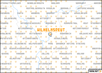 map of Wilhelmsreut