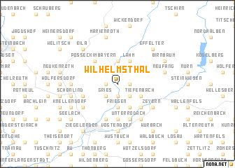 map of Wilhelmsthal