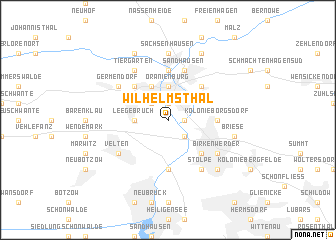 map of Wilhelmsthal