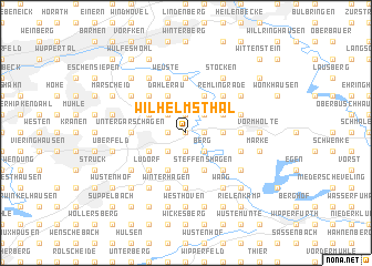 map of Wilhelmsthal