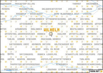 map of Wilhelm