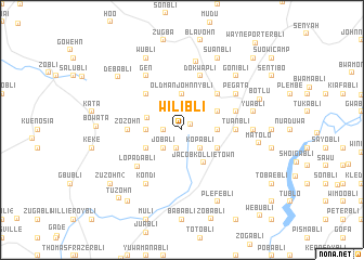 map of Wilibli