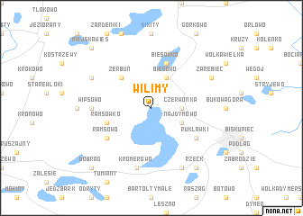 map of Wilimy