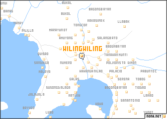 map of Wilingwiling