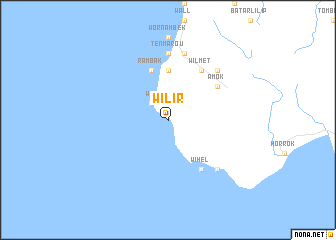 map of Wilir