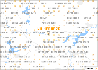 map of Wilkenberg