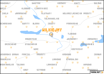 map of Wilkiejmy