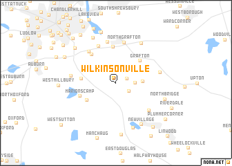 map of Wilkinsonville