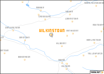 map of Wilkinstown