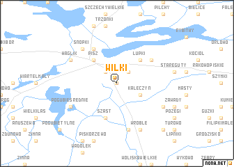 map of Wilki