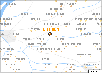 map of Wilkowo
