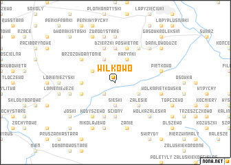 map of Wilkowo