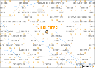 map of Wilkucice A