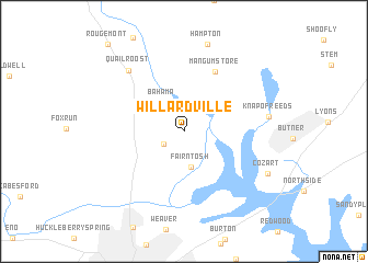 map of Willardville