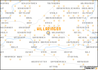 map of Willaringen