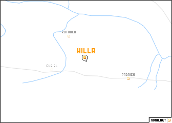 map of Willa