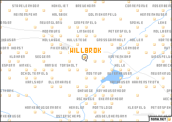 map of Willbrok