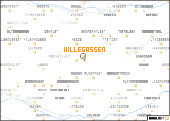 map of Willegassen