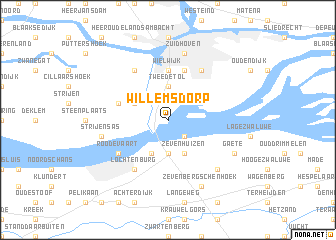 map of Willemsdorp