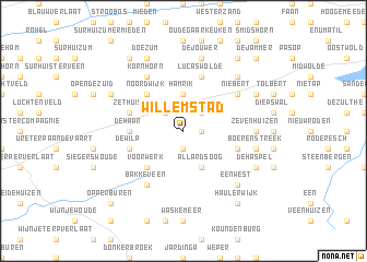 map of Willemstad