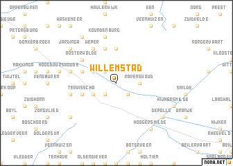 map of Willemstad