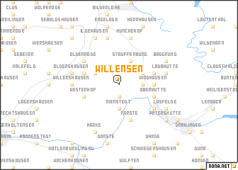 map of Willensen