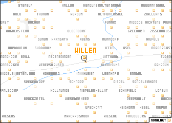 map of Willen