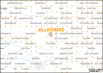 map of Willersberg