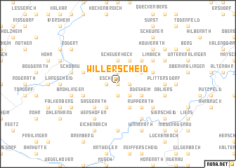 map of Willerscheid