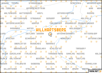 map of Willhartsberg