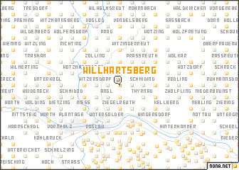 map of Willhartsberg