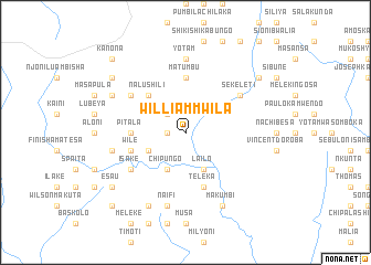 map of William Mwila