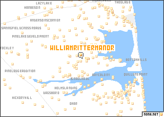 map of William Ritter Manor