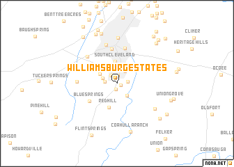 map of Williamsburg Estates