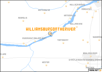 map of Williamsburg-On-The-River