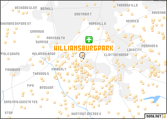 map of Williamsburg Park