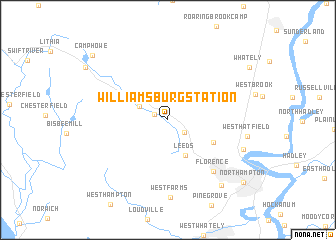 map of Williamsburg Station