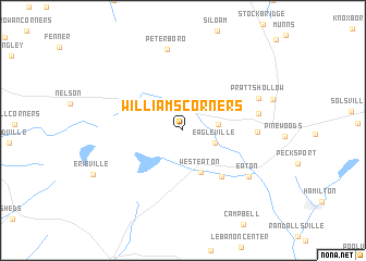 map of Williams Corners