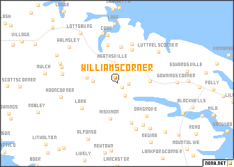 map of Williams Corner