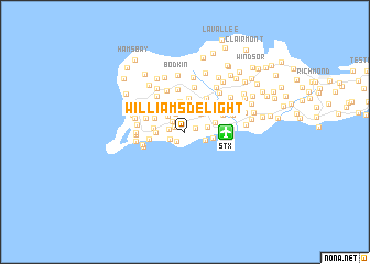 map of Williams Delight