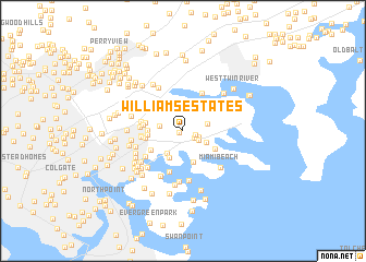 map of Williams Estates