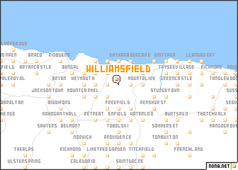 map of Williamsfield