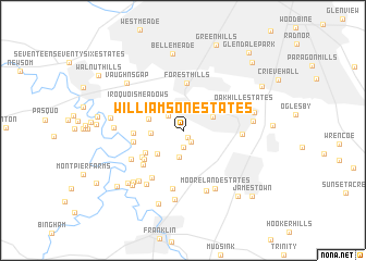 map of Williamson Estates