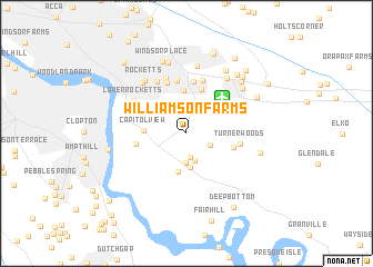 map of Williamson Farms